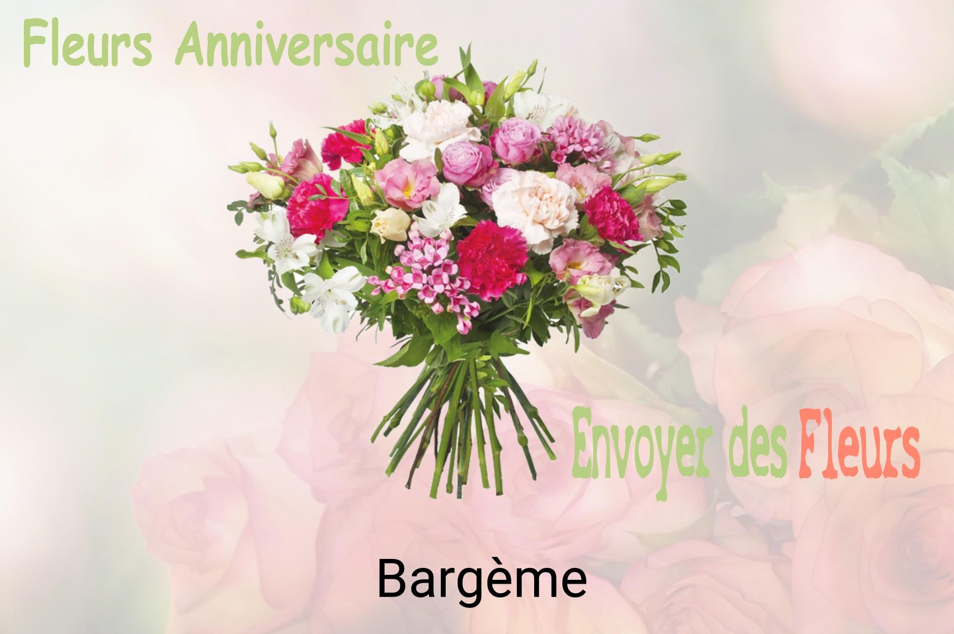 Bouquet de fleurs d’anniversaire livré à Bargème
